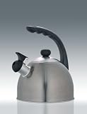 Creative Home Rhapsody 2.1 Qt Stainless Steel Whistling Tea Kettle - Metallic Smoke