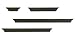 Nexxt by Linea 4 Piece Ledge Set, Black