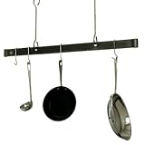 Enclume PR18-60-HS 60-Inch Offset Bar Premier Ceiling Rack, Hammered Steel