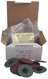 R-Type Mini Grinding Discs Quick Change Aluminum Oxide - 3; 36 Grit, 25 Pk. - R336MDAO, by Tomahawk Abrasives - Tomahawk Abrasives - R336MDAO