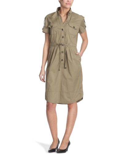 Henry Cottons Damen Kleid/ Mini Regular Fit, 110136714850/Safarikleid, Gr. 38 (IT 44), Gr&uuml; Preisvergleich