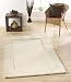 MONDRIAN SHAGGY CREAM WOOL RUG 120cm x 170cm