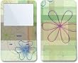 Plaid Flower - Apple iPod video 30GB/ 60GB/ 80GB Skin Decals - Faceplate Stickers