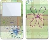 Plaid Flower - Apple iPod video 30GB/ 60GB/ 80GB Skin Decals - Faceplate Stickers