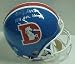 Craig Morton Autographed Denver Broncos Riddell Pro Line Authentic Full Size Football Helmet Inscribed with 
