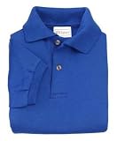 Hanes StayClean - Youth 56-Ounce Jersey Knit Sport Shirt Royal-S