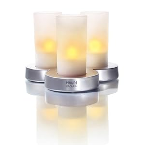 Philips IMAGEO LED 3222 629 70122 Kerzen 3er Set weiß