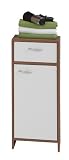 SB-Design 901-002 Kommode Madrid 2 B/H/T ca. 32,5 x 79 x 33 cm zwetschge/weiß