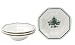 Nikko Ceramics Christmastime Fruit Bowls, Set of 4