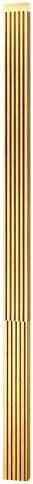 5"W x 2 3/8"D, 1/2"W Flutes, Column Fluted Pilaster Large (Use with Capital CPL-CP3), White Oak