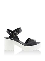 LIBERITAE WOMEN Sandalias de tacón (Negro)