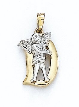 14K Angel Initial 'D' Pend - GH16673
