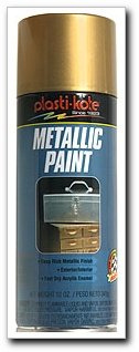 Plastikote Metallic Paint 12 oz. can Gold