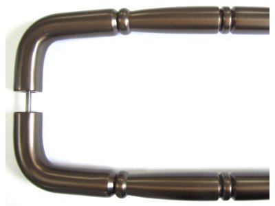 Top Knobs M801-18 Pair Nouveau Ring Back to Back Door Pull Bronze