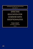 Product details for Effective Education for Learners with Exceptionalities (Advances in Special Education) (Advances in Special Education)