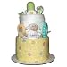 Baby Shower Cakes Two Tier Diaper Cake Color: Yellow