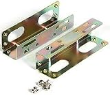 Professional Quality 3.5-Inch Universal Hard Drive Mounting Bracket Adapter for 5.25-Inch Bay BRACKET with 8 Mounting screws