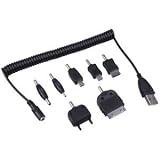 USB Ladekabel Ladegerät 7-teilig für Dopod 310 565 566 568w 575 577W 585 586 586W 595 818 828 830 838 Pro C500 C720W C800 C858 CHT 9100 D600 D802 D810 M700 P800W