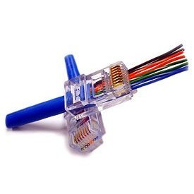 EZ-RJ45 CAT-5 CONNECTORS 50-PACK