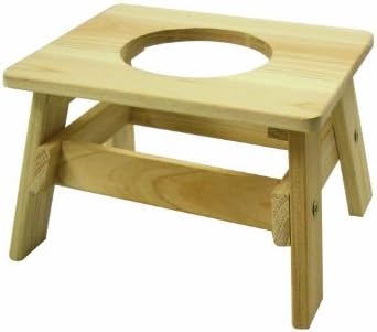 Lohasrus Mini End Pot Hole Table Planter, 4-1/2-Inch, Natural
