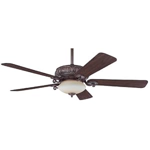 Hunter Fan 25903 52-Inch Villa Ceiling Fan, Egyptian Bronze and Brushed Cocoa by 