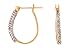 10K Yellow Gold Diamond Hoop Earrings