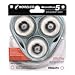 Norelco HQ4PLUS- Micro Action Plus Lift-and-Cut Tripleheader, 3 Replacement Heads