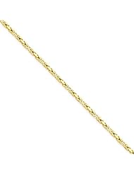 14k 2mm Byzantine Chain