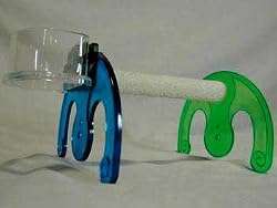 Pollys Pet Products Rocker Mini Bird Stand Size Large Assorted Colors