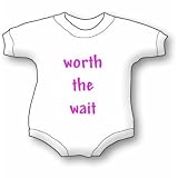 Adoption: Worth the Wait 2 Baby Ultrasoft Onesie