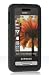 Samsung Finesse R810 Black Silicon Skin Case Cover