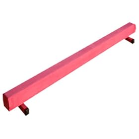  The Beam Store Pink Suede 8-Feet Gymnastics Balance Beam