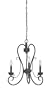 Thomas Lighting M2081-63 Ashley Three-Light 20-Inch W by 21-Inch H Chandelier, Painted Bronze