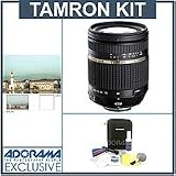 Tamron 18 - 270mm f/3.5-f/6.3 DI-II VC (Vibration Compensation) LD Aspherical (IF) AF Zoom with Macro, for Canon EOS Digital SLR - U. S. A. Warranty Kit with Tiffen 72mm UV Wide Angle Filter, Professional Lens Cleaning Kit