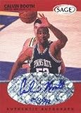 Calvin Booth, Penn State Nittany Lions - Washington Wizards Autographed Card