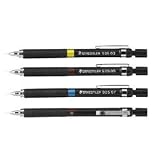 STD925WS3 - Pencil, Drafting, Rubber Grip, Clutch Action, 3/PK, Black