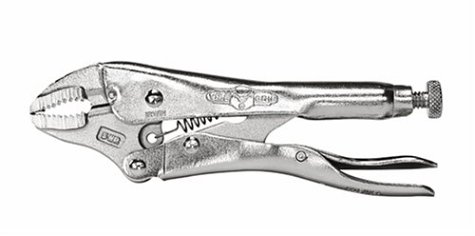 Irwin 5WR-3 Vise Grip 1-1/4-Inch Jaw Capacity 5-Inch Curved Jaw Locking Plier with Wire Cutter