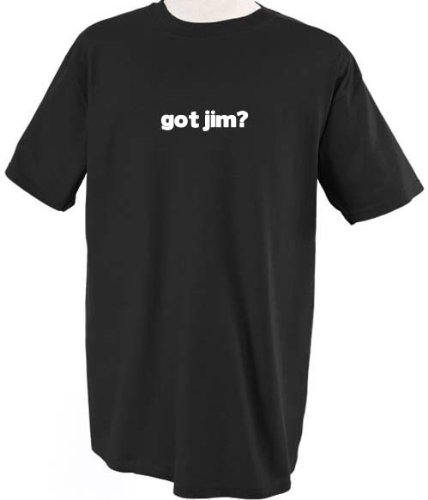 Got Jim? Boy Name Family T-Shirt Tee Shirt Top M Brown