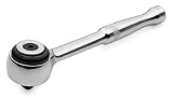SK 3866 1/4-Inch Drive 5-1/2-Inch Full Polish Fine Tooth Palm Control Ratchet
