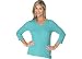 Misses Liz Claiborne 3/4 Sleeve Solid T-shirt