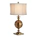 Brushed Gold Pedestal Ball Table Lamp Steel 150 Watt 13-1/2 X 13-1/2 X 26 Set Of 2