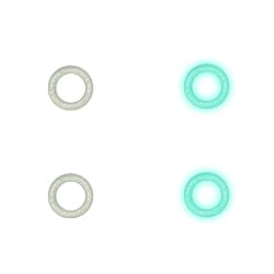 6 Gauge Glow in the Dark O-Ring 4-Pack