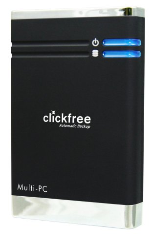 ClickFree HD701 120gb Automatic Backup USB External Hard Drive - Deluxe Edition