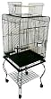 Brand New Parrot Bird Cage Cages Play w/Stand 24x24x63-0224AS