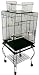 Pet Supplies : Brand New Parrot Bird Cage Cages Play w/Stand 24x24x63-0224BLK