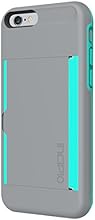 iPhone 6/6s Case, Incipio [Credit Card] STOWAWAY Case for iPhone 6/6s-Gray/Teal