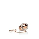 Nicky Hilton Silver & 18k Gold Wash Ring W
