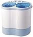 Twin Tub Washing Machine With Spin Dryer/ Portable/ White
