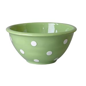 Ceramic Polka Dots 11-Inch Large Mixing Bowl