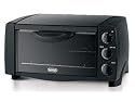 DeLonghi Large Capacity 6-Slice Toaster Oven- Black(EO1200B)